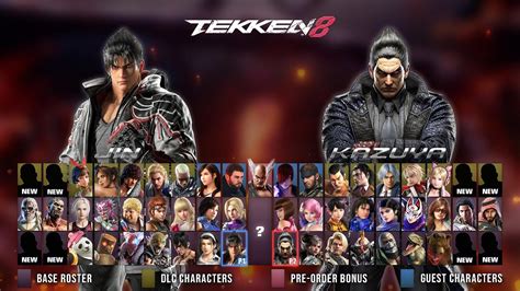 tekken leaked roster|Tekken 8 Roster Leaks Online